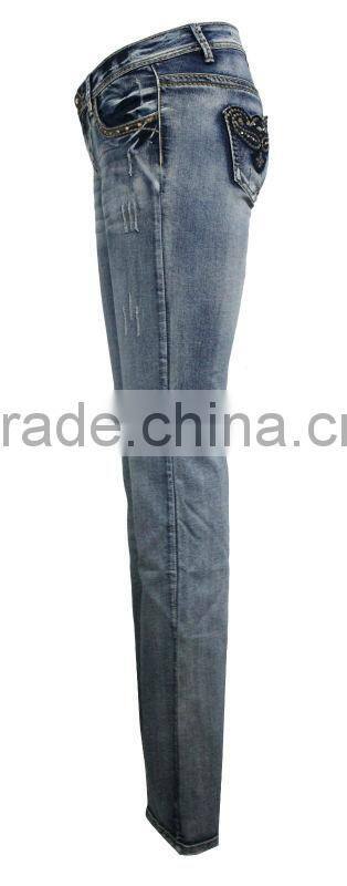 Good quality jeans back pocket embroidery designs