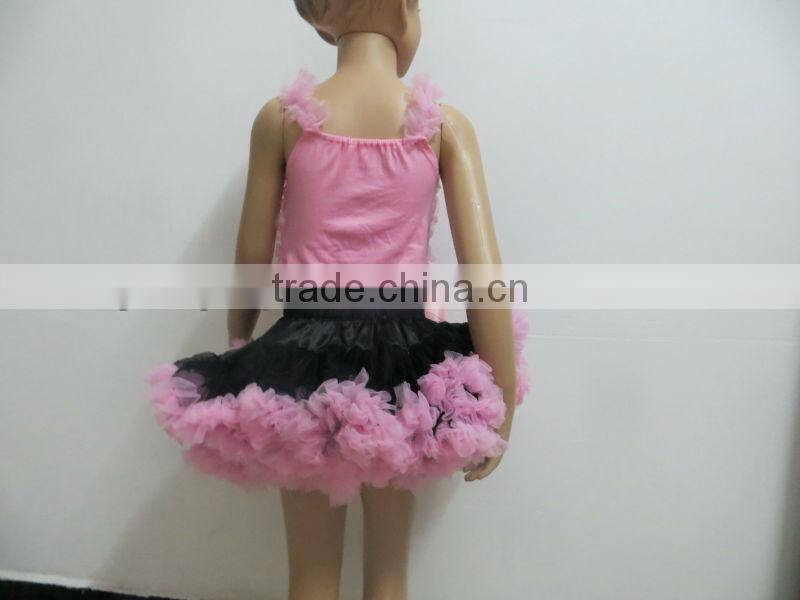 childrens clothing wholesale Cute Baby girls Tutu skirt suit with Bow Kids Fluffy Pettiskirt Sets