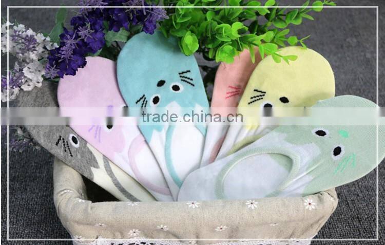 High Quality Female Animal Cat 6 Colors Cat Cartoon Socks Women Cotton Floor length sock for Lady Girl