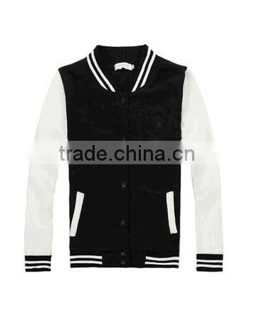 Contrast Color Loose Baseball Jacket PQ262