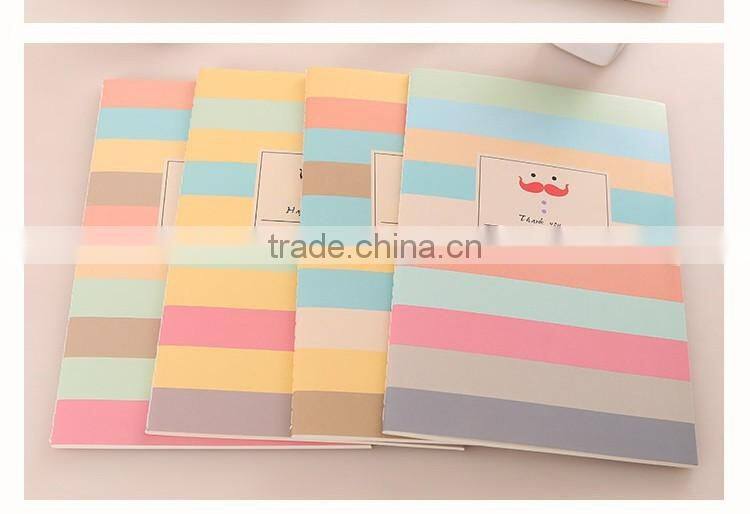 A4 card paper cover planner cheap student notebook customizable stitching organizer