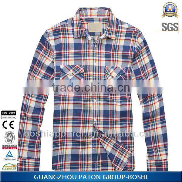 Factory price plain flannel shirts