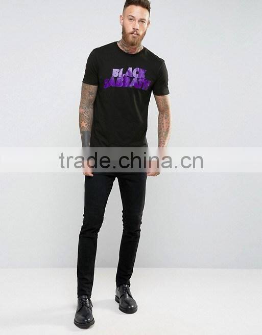 New collection china OEM promotion o neck slim fit t-shirt printing for men