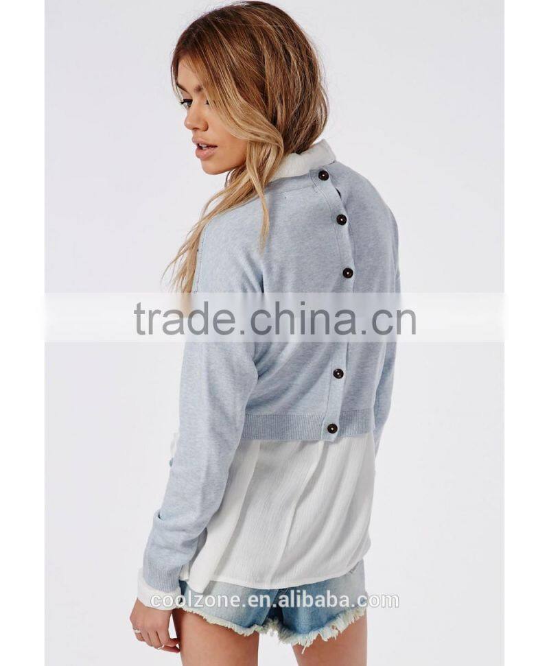 China wholesale Ice Cream knitted sweatshirt women crop hoodies