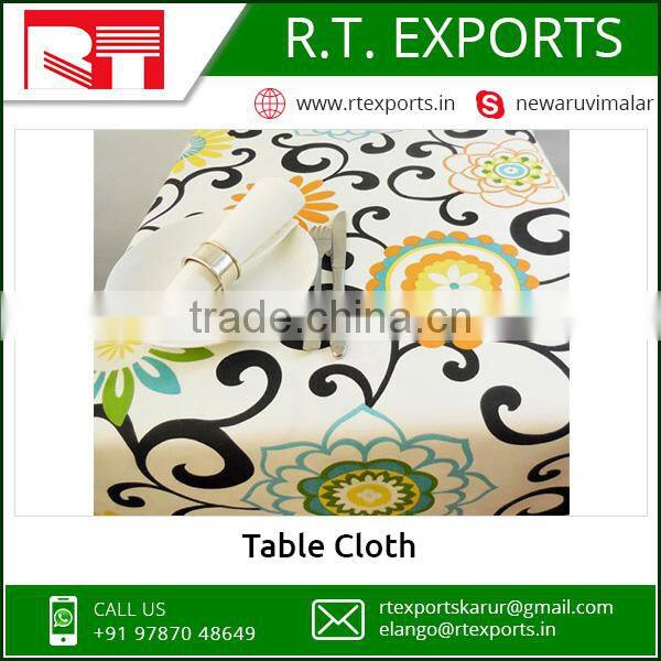 Cotton Table Cloth For Restaurants Hotel And Banquets