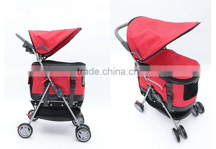 High Quality Pet Stroller Foldable Pet Trolley Foldable pet trolley/trolley pet carrier/dog strollers pet trolley