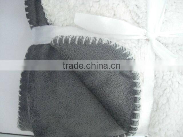 130*150cm Mink+ Sherpa Blanket(KN-BL-03)