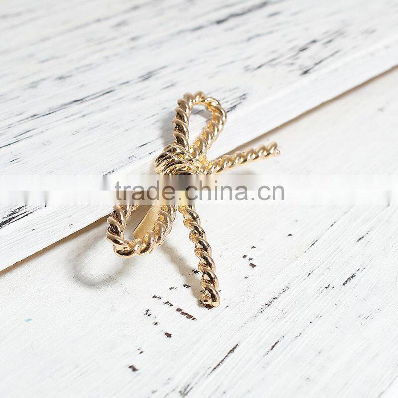 Zinc Based Alloy Purse Accessories Gold Plated 6.1cm(2 3/8") x 2.8cm(1 1/8"), 1 Piece