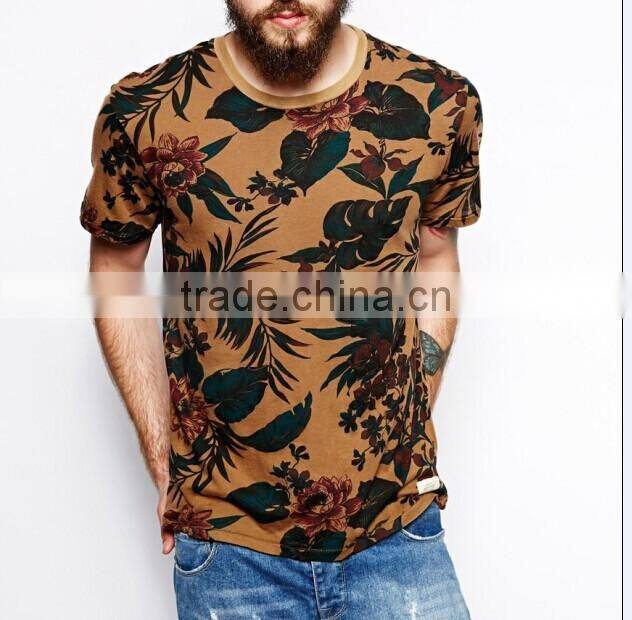 2017 Wholesale Cheap T Shirt Printing With Short Sleeves Made In China Custom Mens Round Neck Printed T Shirts