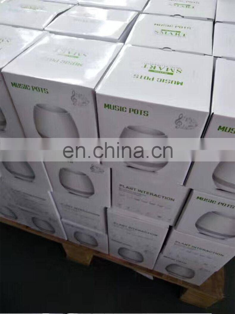 Office decompression toy bluetooth music pots manufacturer custom smart music flowerpot