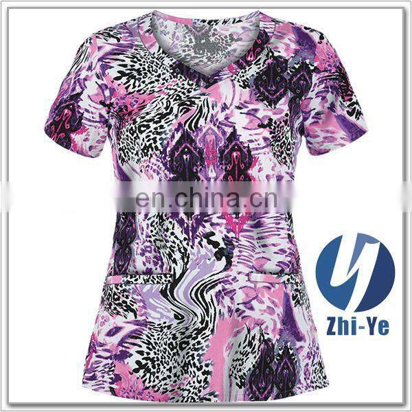 nurse uniform junior fit colored medical scrub