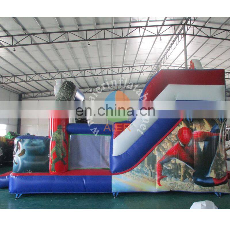 New Design the boy High big inflatable slide for sale,bouncy castle with slide