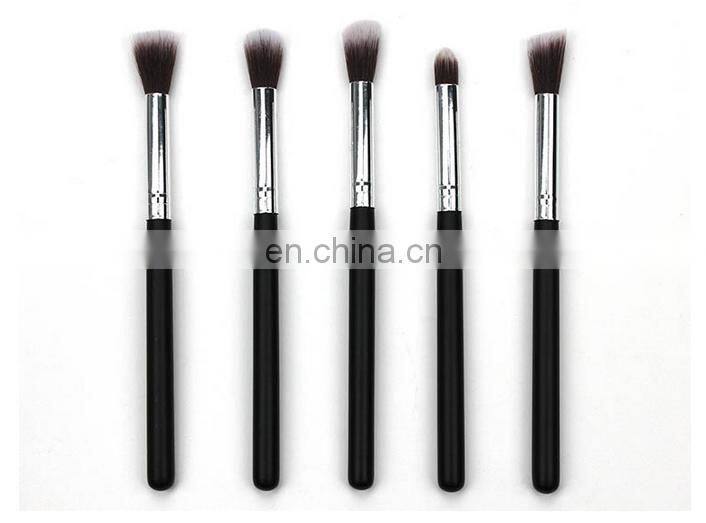 Hot selling wholesale 10 makeup brush set ten make-up brush kit colour makeup tools 5 big m 5 small brush