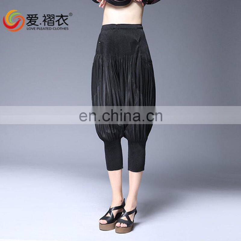 China Manufacturer Supplier Lady Maxi Pants Wholesale Harem Pants With Good Service