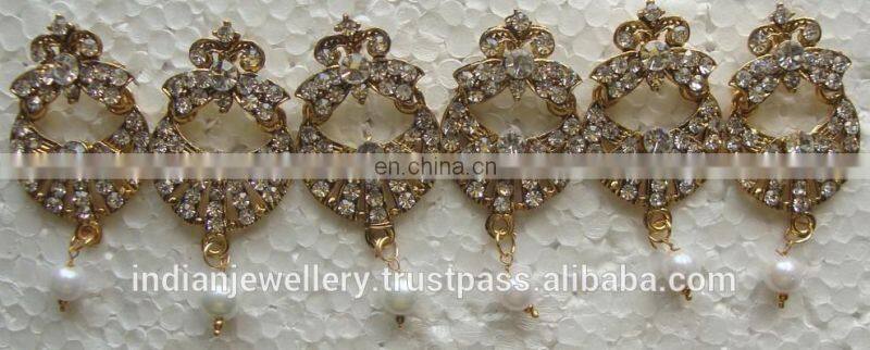 Antique rhinestone earrings exporter, rhinestone earring manufacturer