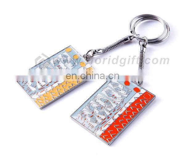 Factory Supply Attractive Style Fashion custom metal keychain