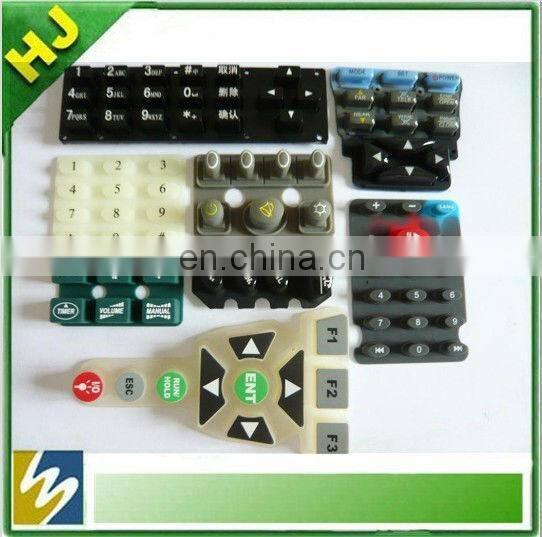 silicone rubber keypad for machine