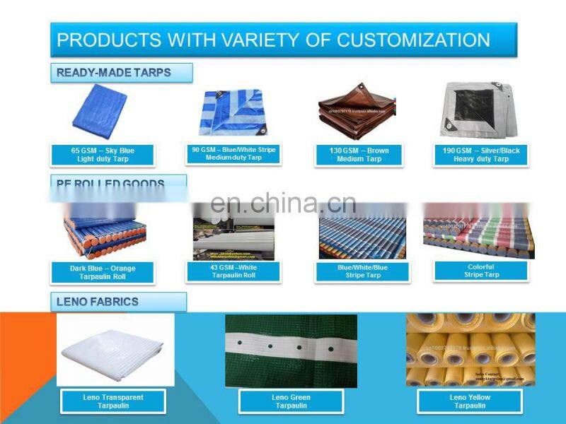 BLUE TARPAULIN SHEET IN ROLL