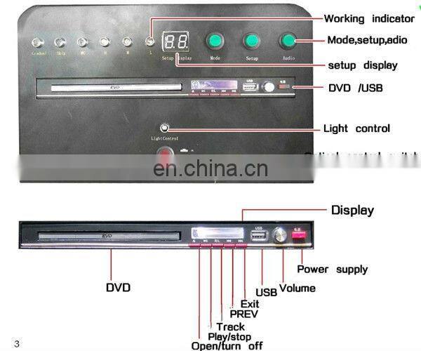 New style easy operate water dancing music fountain controller