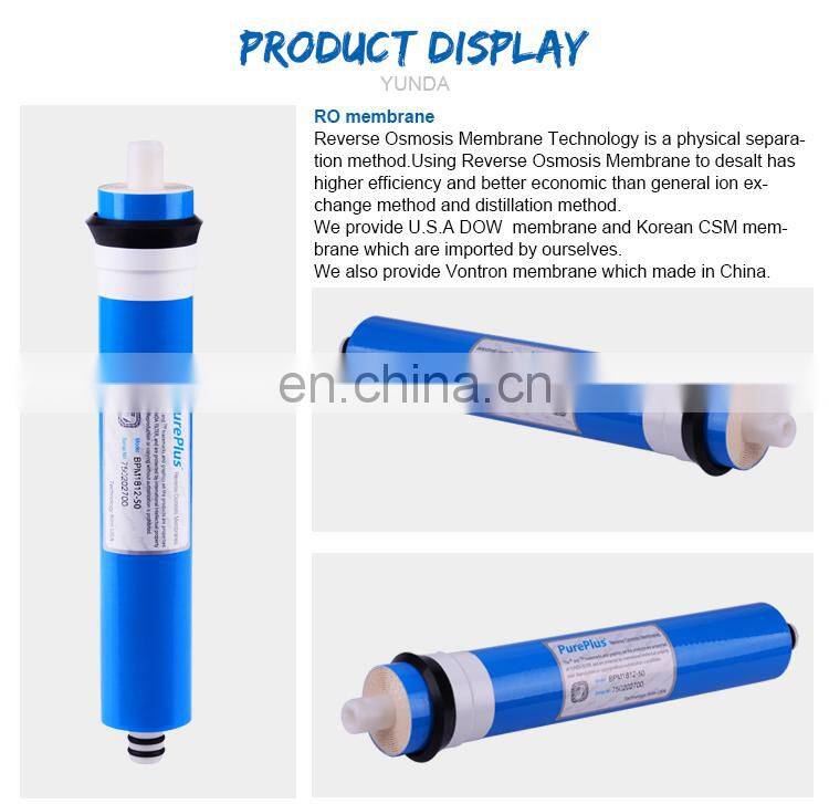 Hot Sale Household Use Water Purifier Systems Reverse Osmosis 75 gpd ro membrane