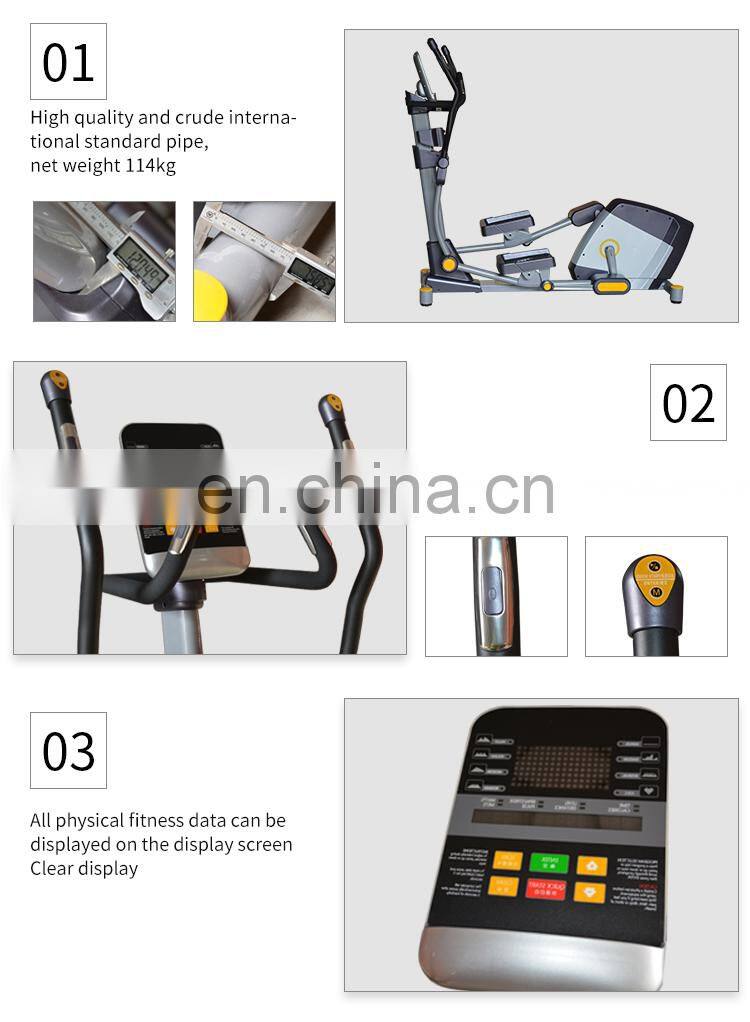 Shandong commercial gym equipment elliptical cross trainer bike machine