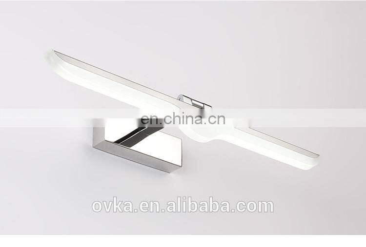 Modern simple bathroom LED mirror light for makeup mirror
