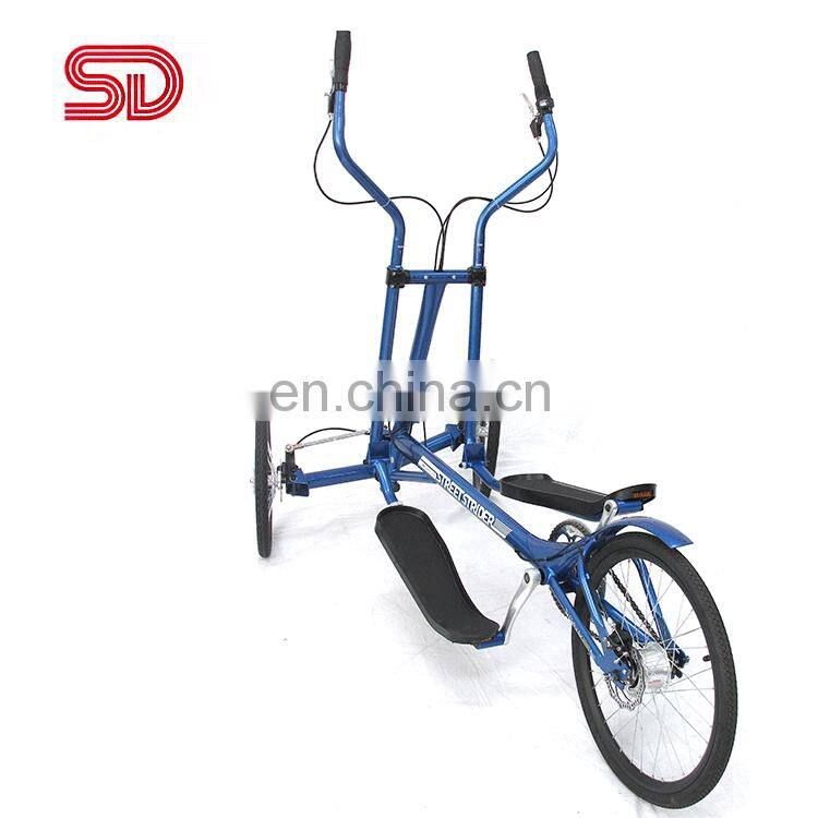 New Types Indoor and Outdoor 3 Wheel Elliptical PT Fitness Cross Trainer Exercise Bike