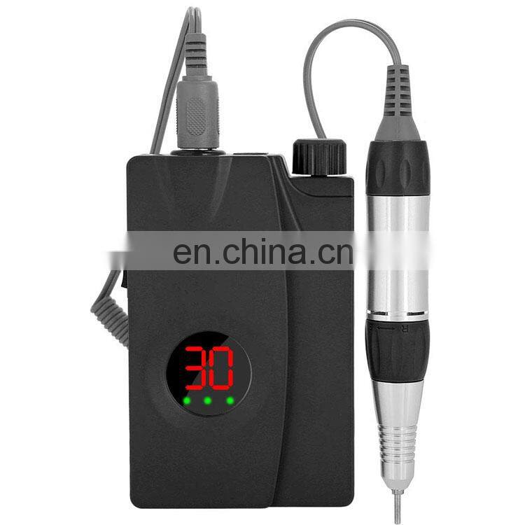 Rechargeable 30000RPM Nail Extension Manicure Nail Art Polish Cover Pink Clear Jelly Camouflage UV Gel Popular Nail Drill 101