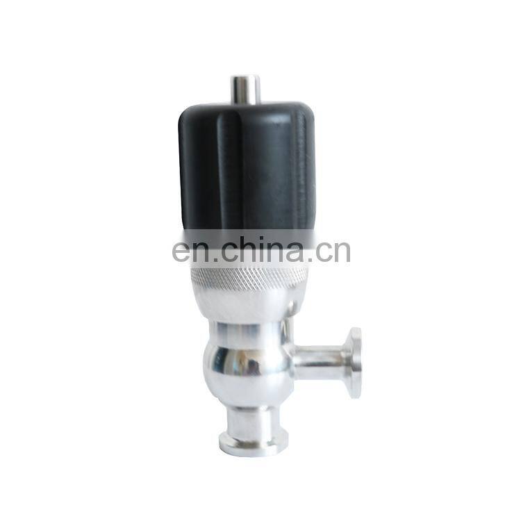 Sanitary Mini Pressure Overflow Safety Valve with TC end