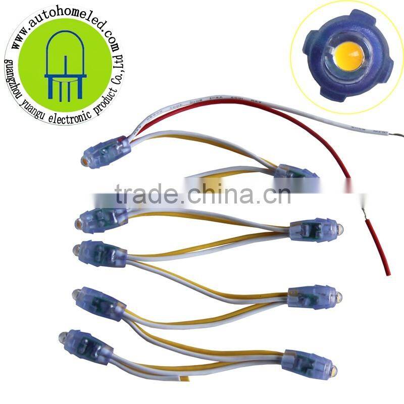 dahosun DC 12V 12mm Diffused Digital Led Pixel String Addressable Dream Color Christmas LED Module Waterproof IP68 Round