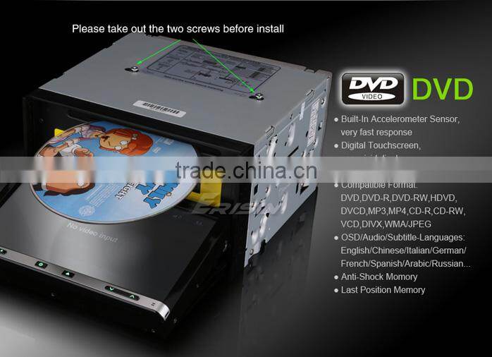 Erisin ES7005G 7" HD 2 Din Car DVD Player with 3G GPS Radio