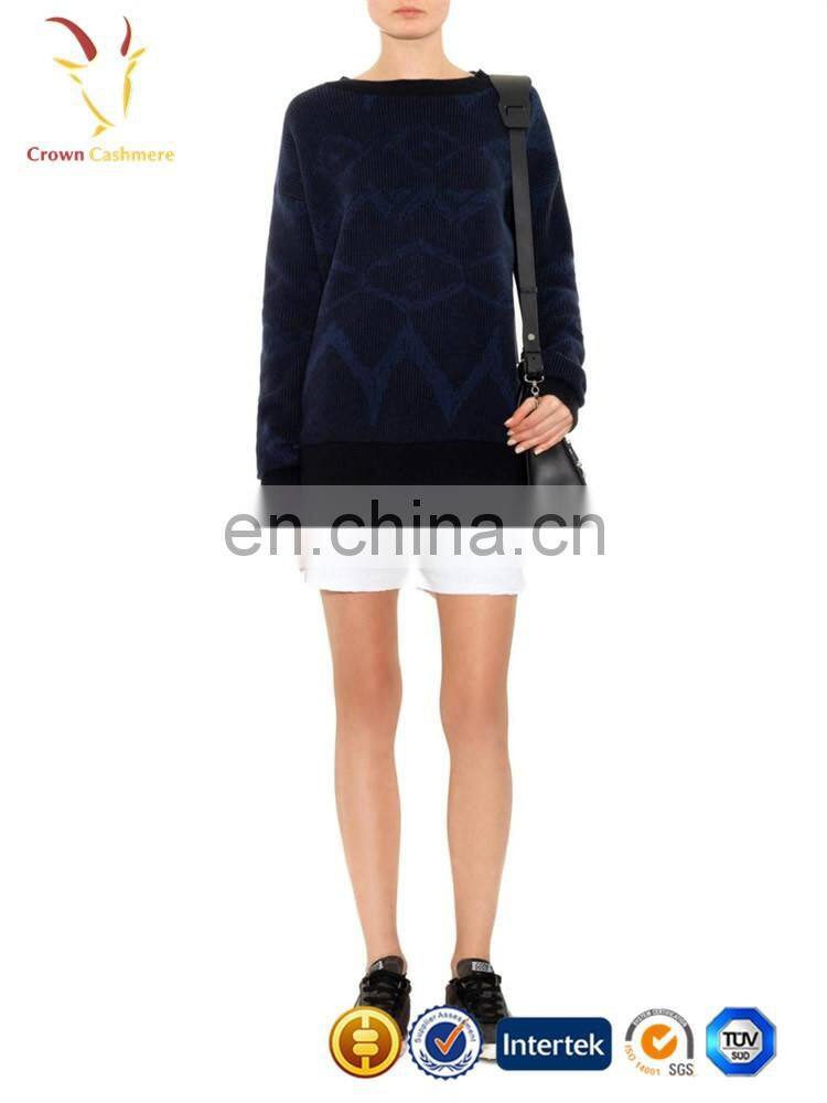 Winter Intarsia Pullover Sweaters for Women's