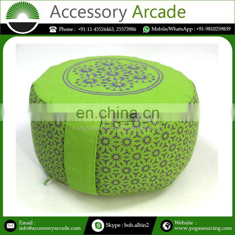 OEM Manufacturer Embroidered Zafu Meditation Cushions for Comfortable Sitting Buy At Lowest Price