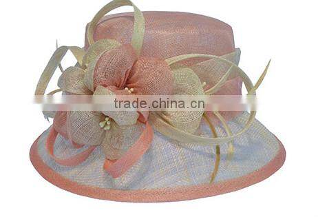 Plain Sinamay Material Fascinator Hat