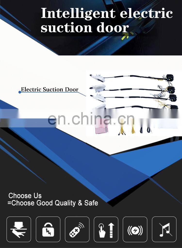 Black electric suction door for Renault Kadjar