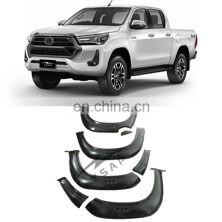 2021 High quality Factory Price accessories Wide Fender Flares for 2021 Hilux Revo