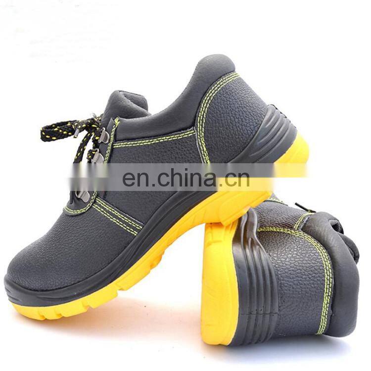 Men popular shoes genuine leather deltaplus safety shoes bangladesh