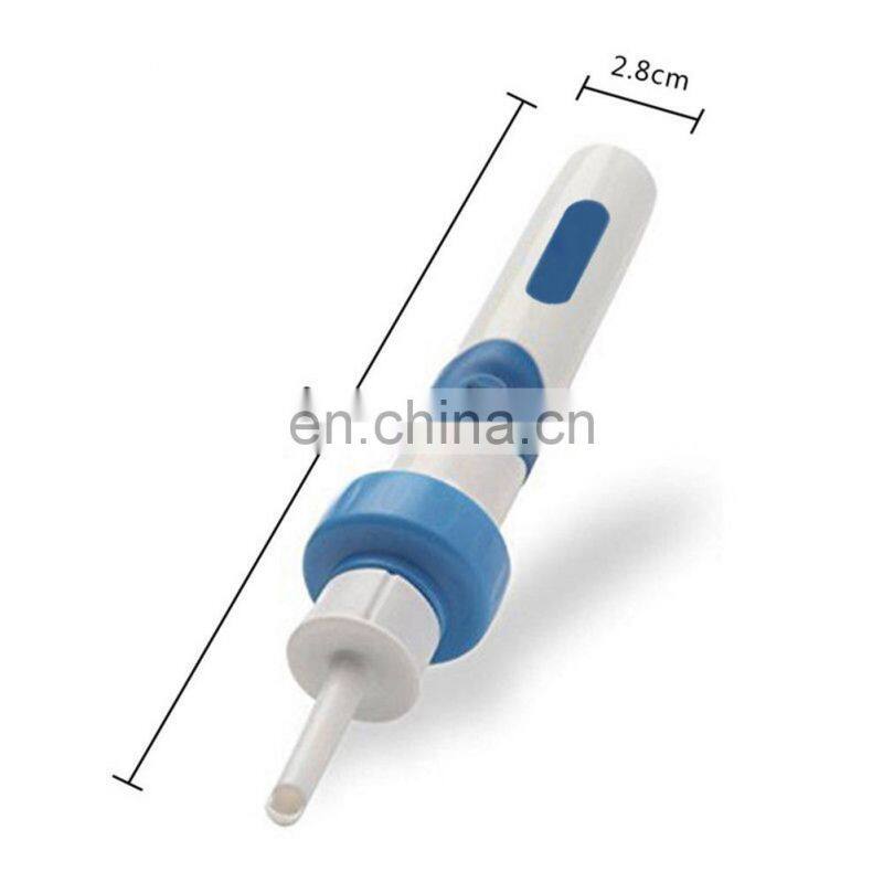 Electric Vacuum Ear Wax Pick Cleaner Remover Spiral Ear-Cleaning Device Ear Care Tools