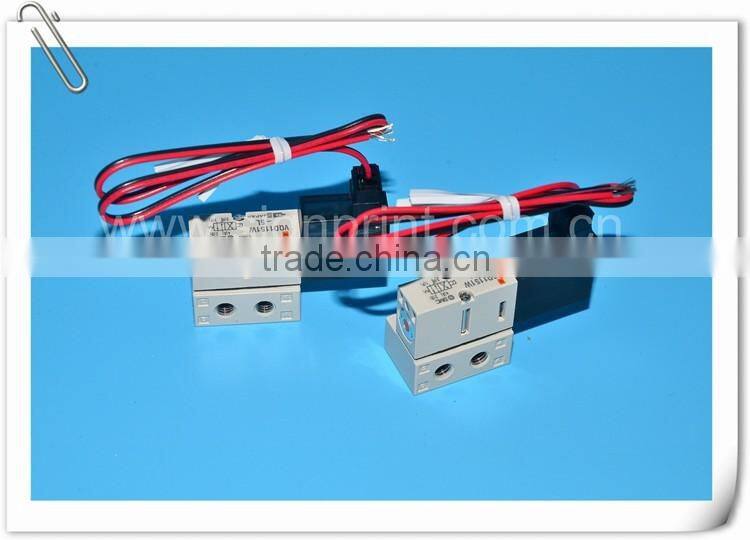 SMC 4-way solenoid valve for Flora inkjet printer LJ 320P/PP 2512UV/PP 1816UV,wicolor solenoid valve