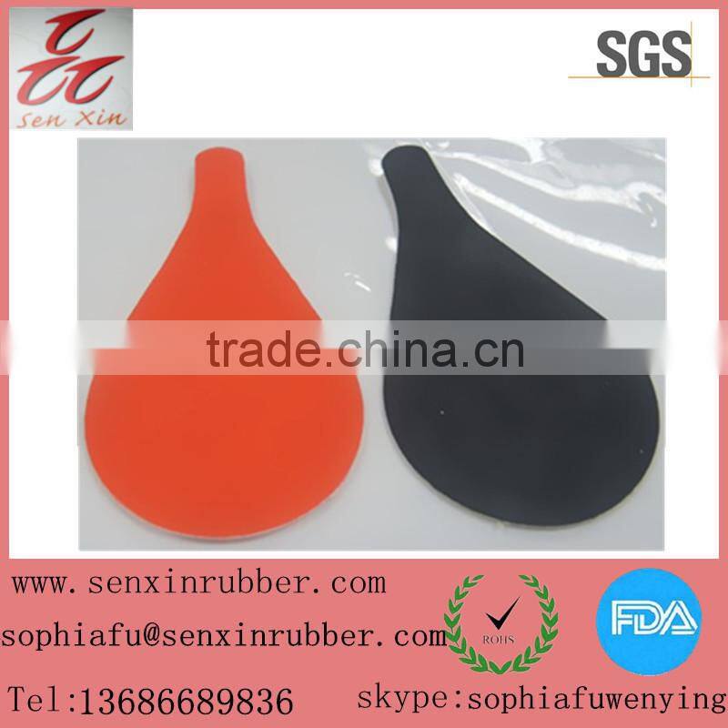 3M Red/Black Adhesive Silicone Rubber Feet Silicone Pads