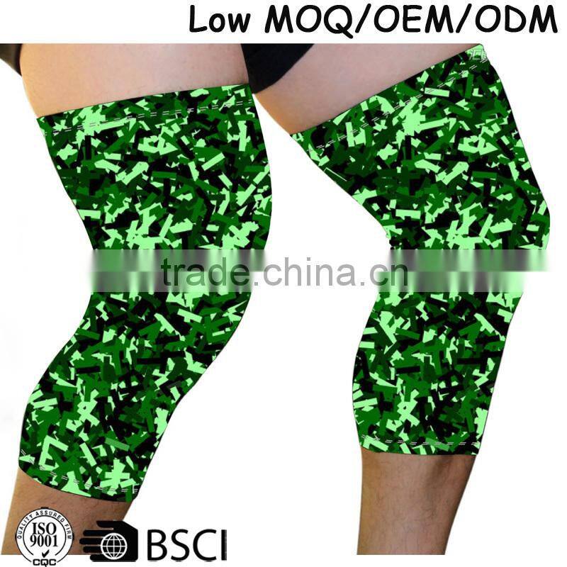 Compression Knee Sleeve Support Fitness Sports Athletic Sportswear Muscles