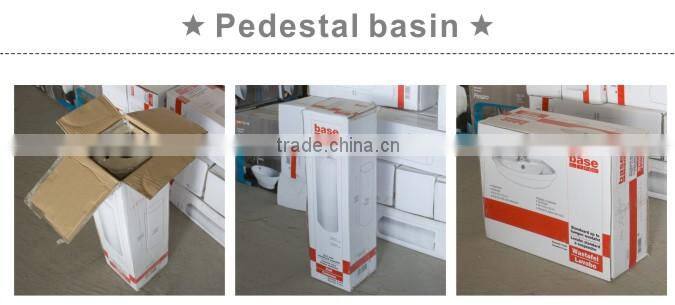 One piece floor standing hotel ceramic brand new first rank basin