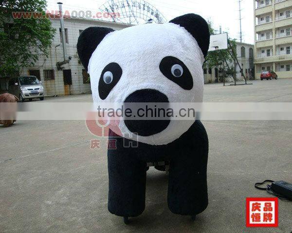 electric panda kiddie ride