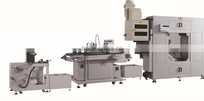 Fully automatic roll to roll PVC electric nameplate screen printing machine