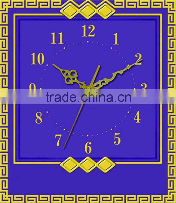 Decorative Plastic Wall Clock with Quartz