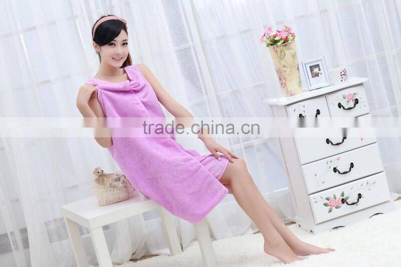 Custom Microfiber Ladies Bath Towel Dress