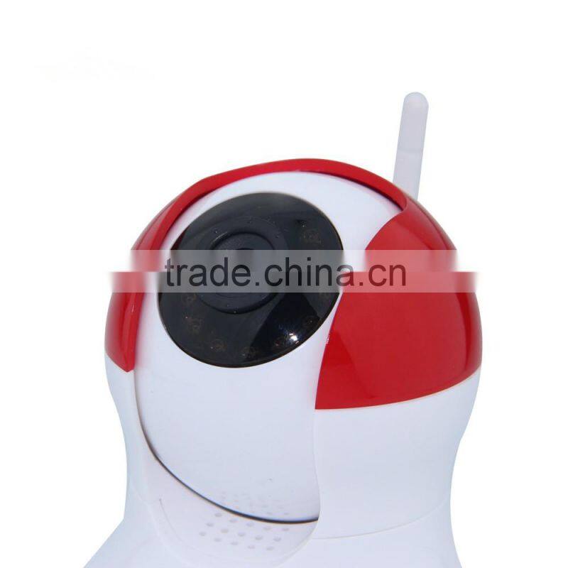 Wifi IP camera plug and play alarm push motion detector with night vision hd 720P