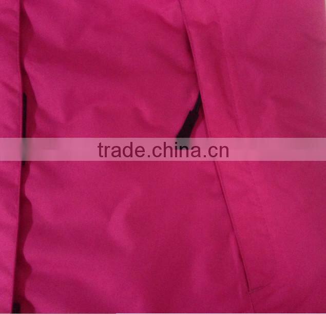 100% nylon ladies high quality Ski /snow jacket & winter jacket &windproof&waterproof&breathable