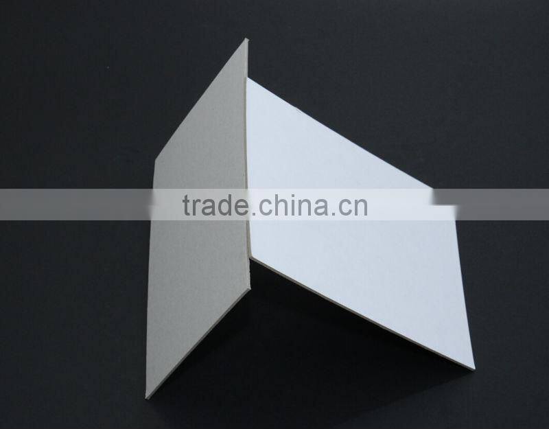 Hot sale wood pulp coated duplex board with grey back