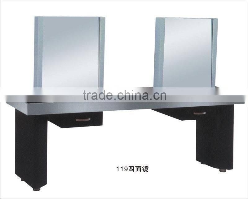 Beiqi 2016 New Double Sides Four Face with Desk Hair Salon Mirror Station for Sale